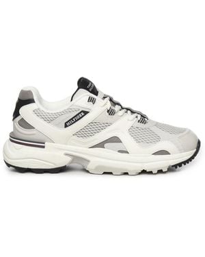 Tommy Hilfiger Weiße Mesh Gummisohle Sneakers