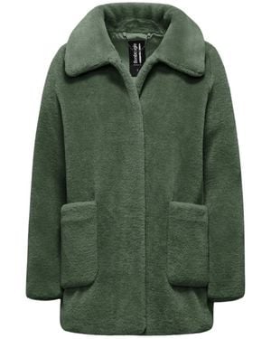 Bomboogie Faux Fur & Shearling Jackets - Green