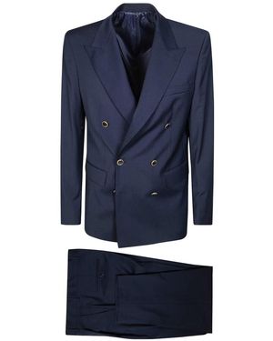 MARSĒM Double Breasted Suits - Azul