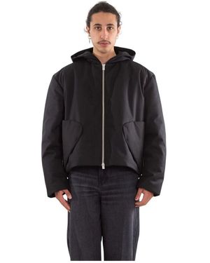 HELIOT EMIL Gepolsterte Canvas-Jacke - Schwarz