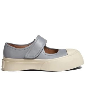 Marni Pablo Mary Jane Sneakers - White
