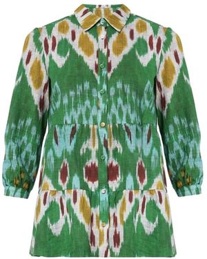 Erdem Overhemden ,Veelkleurig ,Blouses Shirts - Groen