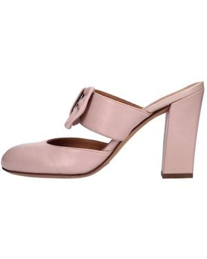Chie Mihara Heeled Mules - Rosa