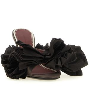 Magda Butrym Heeled Mules - Black