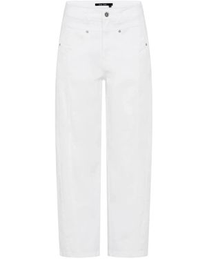 MARC AUREL High-Waist Cropped Jeans - Wit