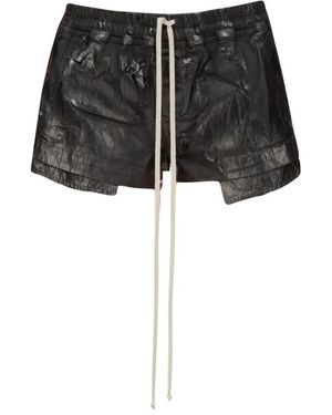 Rick Owens Short Shorts - Negro