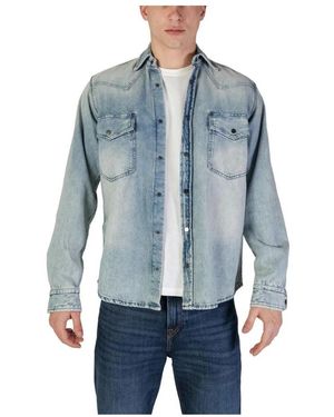 HUGO Denim Shirts - Blue