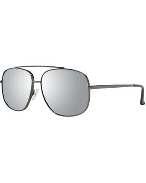 Guess Gunmetal occhiali da sole uomo lenti specchiate - Grigio