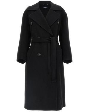 Max Mara Belted Coats - Negro