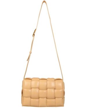 Bottega Veneta Padded Cassette Crossbody Bag - Natur