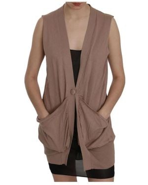 Pink Memories Cardigans - Brown