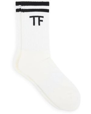 Tom Ford Running Socks - Blanco