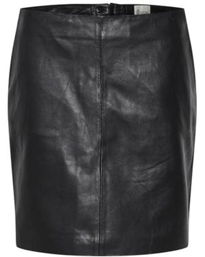 My Essential Wardrobe Leather Skirts - Negro