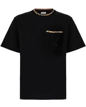Burberry T-Shirts - Black