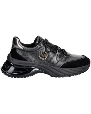 Pinko Schoenen ,Zwart ,Katoen Ariel Sneakers