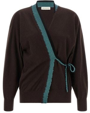 Dries Van Noten Toma Wikkelvest - Zwart