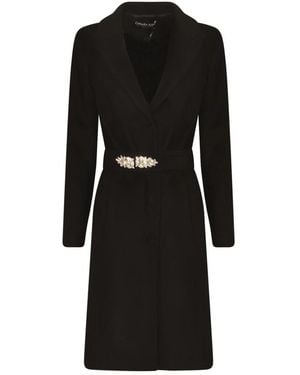 Chiara Boni Belted Coats - Black
