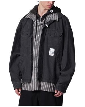 Maison Mihara Yasuhiro Light Jackets - Black