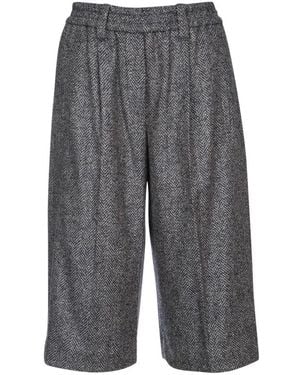 Brunello Cucinelli Long Shorts - Gris