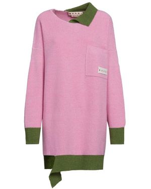 Marni Knitted Dresses - Pink