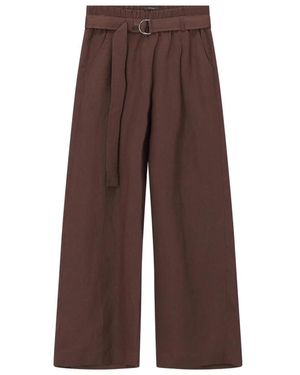 Windsor. Wide Trousers - Marrón