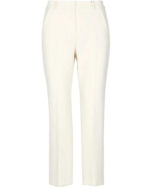 Weekend by Maxmara Slim-Fit Trousers - Blanco