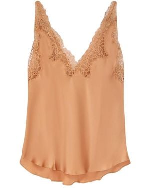 Mes Demoiselles Sleeveless Tops - Marrone