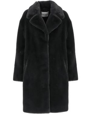 Stand Studio Single-Breasted Coats - Black