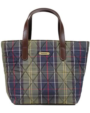 Barbour Mini Gewatteerde Tote Bag - Blauw