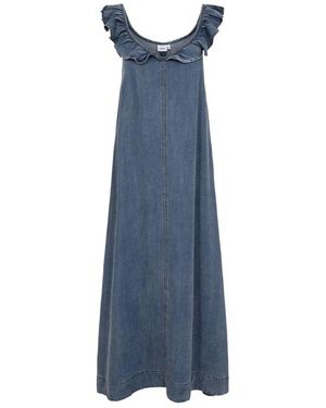 Numph Maxi-Kleid - Blau