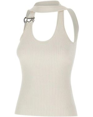 Coperni Sleeveless Tops - Natural
