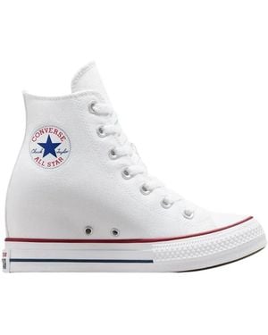 Converse Schoenen ,Wit ,All Star Wedge Platform