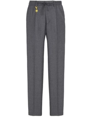Manuel Ritz Straight Trousers - Grey
