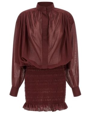 ANDAMANE Shirt Dresses - Purple