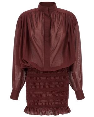 ANDAMANE Shirt Dresses - Purple