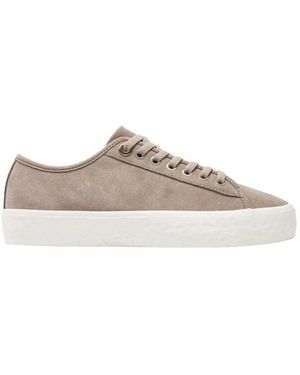 BOSS Schoenen ,Suède Aiden Tennis Lage Sneakers - Naturel