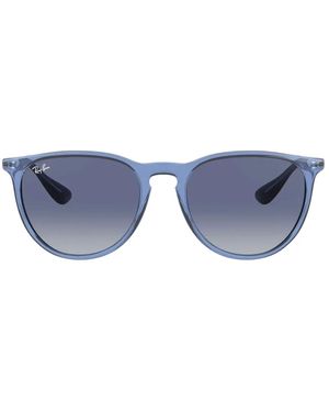 Ray-Ban Stijlvolle Ronde Zonnebril - Blauw