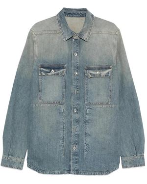 Rick Owens Denim Jackets - Azul