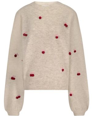 FABIENNE CHAPOT Round-Neck Knitwear - Neutro