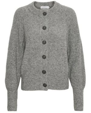 Karen By Simonsen Cardigans - Grijs