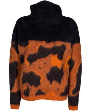 Laneus Turtlenecks - Orange