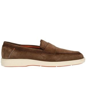 Santoni Loafers - Brown
