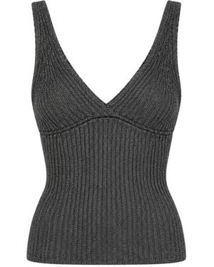 Akep V-Neck Knitwear - Grigio