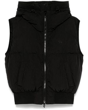 DIESEL Waistcoats - Black