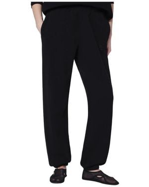 Anine Bing Straight Pants - Black