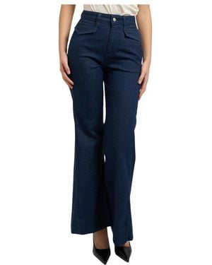 BOSS Jeans ,Blauw ,Wide Jeans