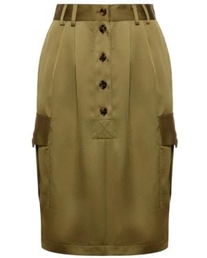 SIMONA CORSELLINI Midi Skirts - Green