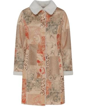 Guess Single-Breasted Coats - Marrón