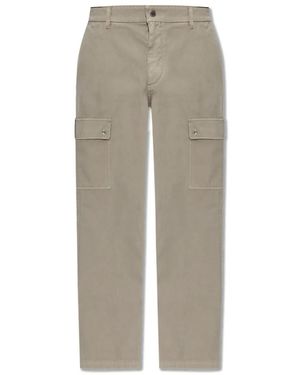 Burberry Straight Trousers - Grigio