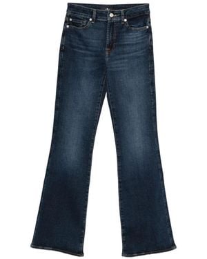 7 For All Mankind Boot-Cut Jeans - Azul